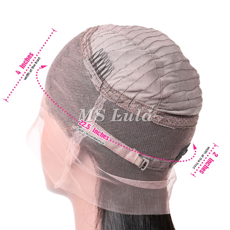360 Kinky Straight Lace Front Wig With 180 Density - 图片 7